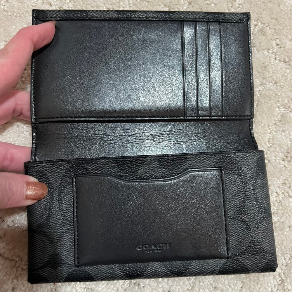COACH F63972 Signature Universal Wallet